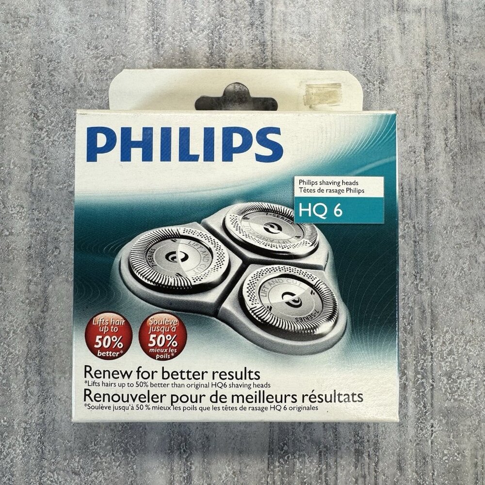 PHILIPS NORELCO HQ6 QUADRA Shaver HQ 6 Razor HEADS